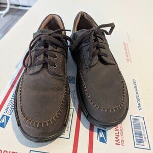 ECCO Fusion Moc Tie Oxford Shoes (Brown) Size 45/US 11-11.5